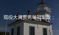 现役大满贯男单冠军数：德约24冠，阿卡5冠	，辛纳4冠