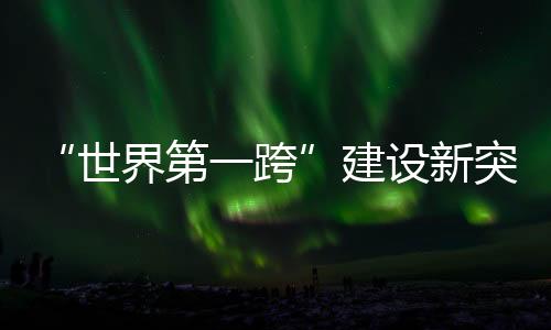 重255吨的世界合龙段下放