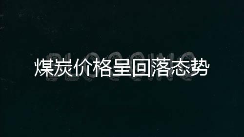 煤炭价格将高位回调