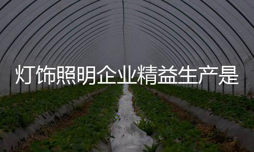 按需要的灯饰质与量