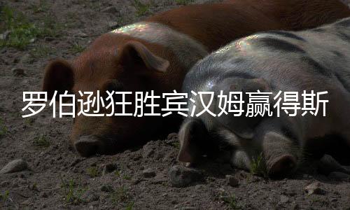 罗伯罗伯逊在颁奖仪式上庆祝