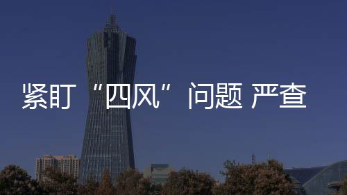 严查对“四风”问题紧盯不放
