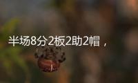 半场8分2板2助2帽�，杨瀚森表现堪称完美
，开拓者捡到宝了