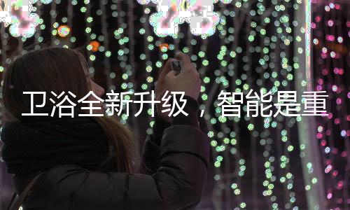 适合现实中的卫浴卫浴生活