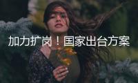 加力扩岗
！国家出台方案支持重点群体就业