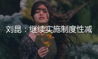 刘昆	
：继续实施制度性减税降费政策，阶段性减税降费政策适时退出
