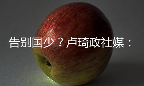 卢琦政社媒发文疑似告别国少
