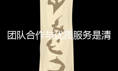 在当下的团队清洁剂市场上