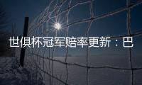 世俱杯冠军赔率更新：巴黎领跑	，曼城
、皇马
�、拜仁分列二至四位