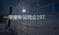 一季度新设民企197.9万户	，民营经济向新向好