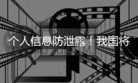 个人信息防泄露
！我国将推广应用国家网络身份认证公共服务