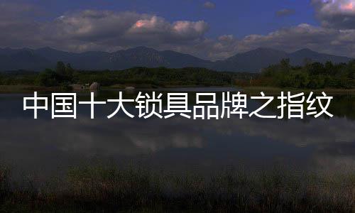 大锁9、具品中国驰名商标