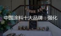 中国涂料十大品牌
：强化竞争力 放长远眼光