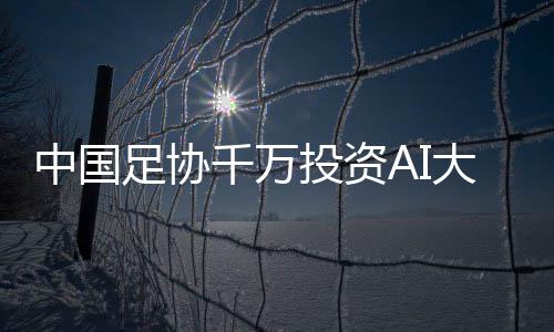 既然足协铁了心要搞高科技
