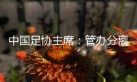 中国足协主席：管办分离，中足联已经获批准成立