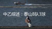 中乙综述
：泰山B队3球大胜升至北区第二 广西蓝航5球惨败未尝一胜