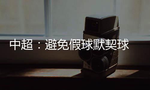 假球间中超联赛28轮战罢