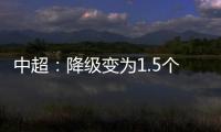 中超：降级变为1.5个 资格附加赛中立场地比赛