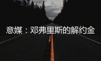 意媒
：邓弗里斯的解约金月底到期
，巴萨很难签下他