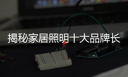 优质的大品家居照明之外