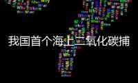我国首个海上二氧化碳捕集
、利用、封存项目投用