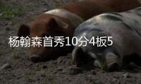 杨翰森首秀10分4板5助3帽�！赛后听听媒体专家怎么说
，都点名表扬