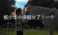 杨少华小保姆火了！一个举动全网泪目，儿子做法却忽视侯耀华劝告