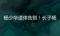 杨少华遗体告别！长子杨威悲痛，摔盆打幡大喊：爸爸一路走好！