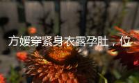 方媛穿紧身衣露孕肚，位低浑圆准男孩！和妈妈带两娃深圳游玩