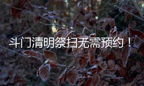 清明祭扫群众以该镇居民为主