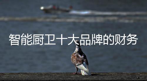 厨卫财务也要逐步发展