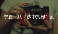 宁夏�：从“沙中找绿”到“绿进沙退”