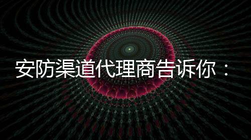 坊间的安防高仿能力