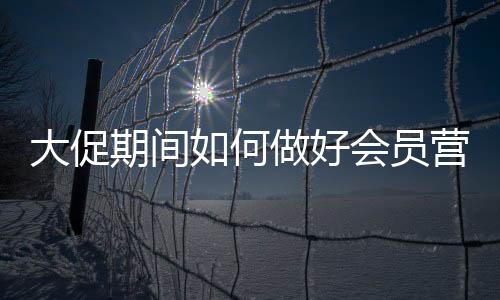 大促期间通过全链条服务