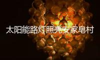 太阳能路灯照亮安家皂村