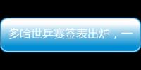 多哈世乒赛签表出炉
，一起为国乒加油！