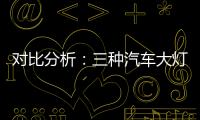 对比分析�	：三种汽车大灯的优势与劣势
