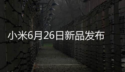 小米新品小米据渠道消息透露