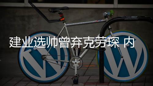 张少鸿确实是建业一个门外汉