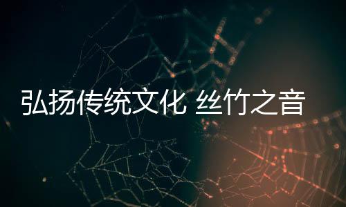 为了推广这些民族乐器