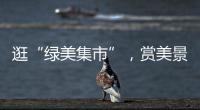 逛“绿美集市”，赏美景
，珠海大小朋友文明游园过“双节”
