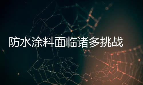 成本上涨的涂料挑战情况