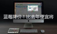 蓝莓降价！比去年便宜将近20%