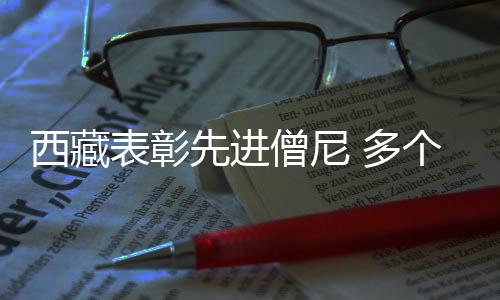 多个代僧图为表彰活动现场