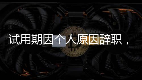 期因无论是个人否在试用期间