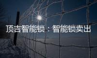 顶吉智能锁	：智能锁卖出去之后 服务才刚刚开始