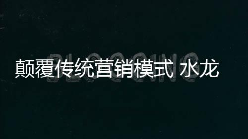 改变传统单一的水龙营销模式