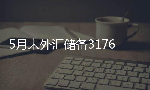 较4月末下降283亿美元