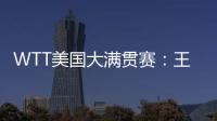 WTT美国大满贯赛
：王楚钦/梁靖崑晋级男双四强