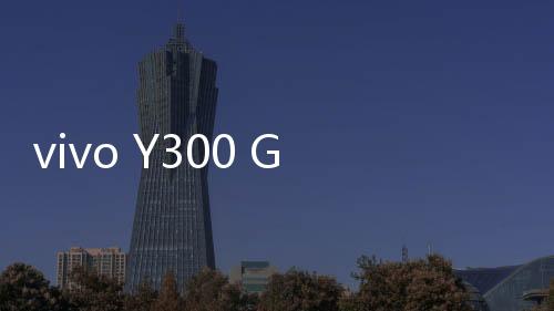 用还vivo Y300 GT已经正式发布